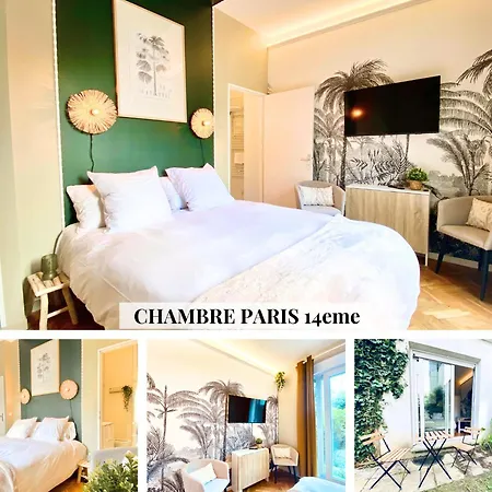 Chambre Cosy Chez L Habitant Avec Salle De Bain Et Jardin Prive Paris Exterior photo